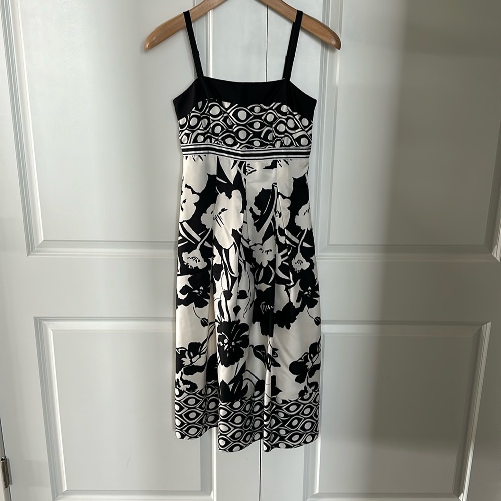 White House Black Market, Floral, Strapped, Dress, Size 0